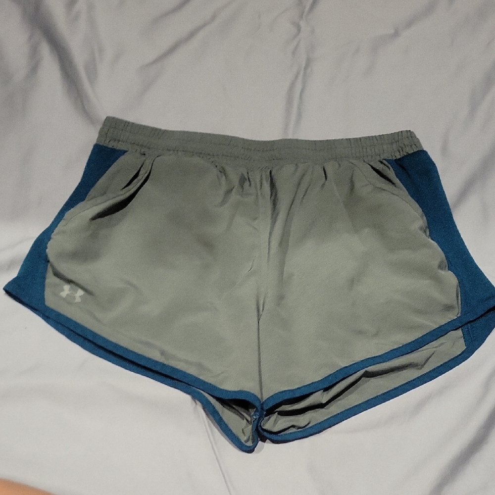 Under Armour Gray and Teal Shorts